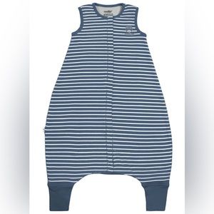 4 Season® Baby Sleep Bag with Feet, Merino Wool & Organic Cotton, Navy Blue